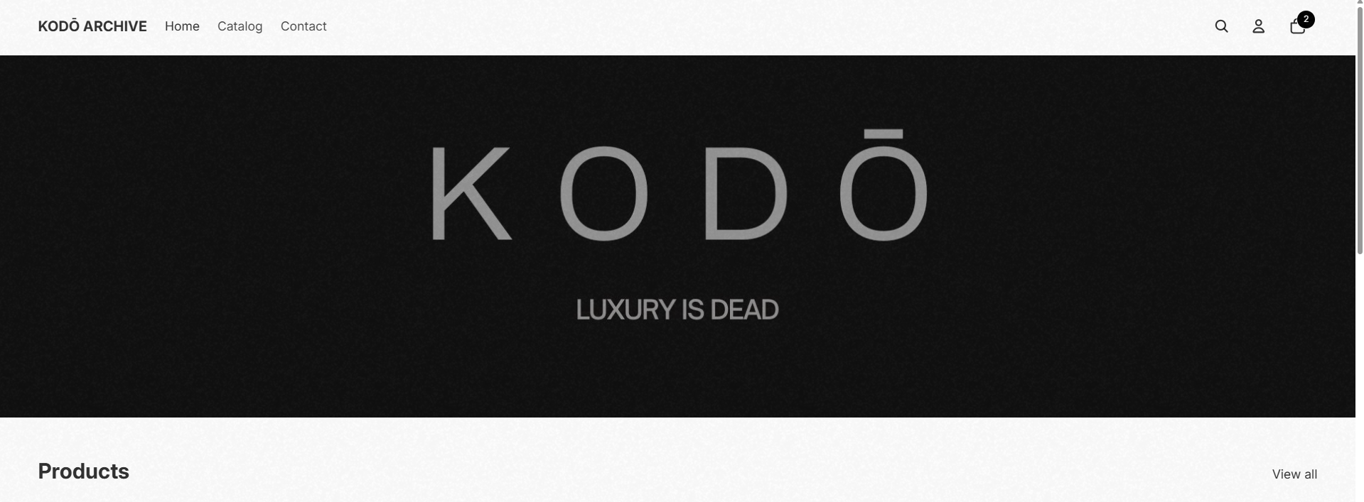 KODŌ Archive Prototype